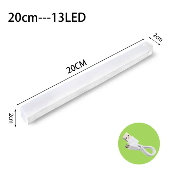 Sacf1cbf2c04140ac9dd67d71d413fd529-2.webp LED Motion Sensor Light Wireless LED Night Light Type C Rechargeable Light Cabinet Wardrobe Lamp Staircase Backlight For Kitchen