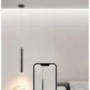 Nordic LED Cord Pendant Lighting for Kitchen Bedside Adjustable Line Suspended Hanging Lamps Chandelier