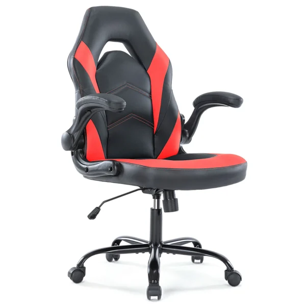 Ergonomic Office Computer Home Gaming Desk Chair Adjustable PU Leather
