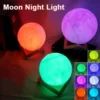 Book Light LED Moon Light Galaxy Light, Moon Night Light