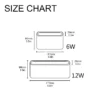 Nordic Wall Light  Aluminum IP65 Waterproof Indoor Wall Lamp Up Down Corridor Lights for Home Stairs