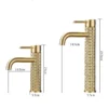 Brush Gold Basin Faucet Chrome Hot and Cold Mixers Wash Basin Faucet Taps Black Basin Faucets