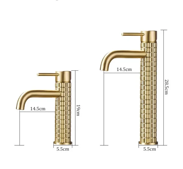 Brush Gold Basin Faucet Chrome Hot and Cold Mixers Wash Basin Faucet Taps Black Basin Faucets