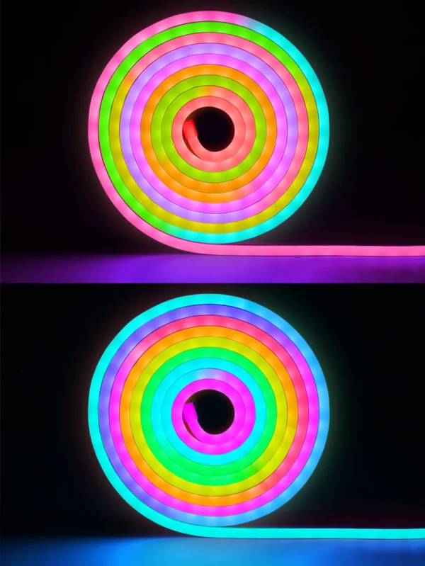 Sb7591a8cc66e4b3b93bf62bb00bfd4e1m.webp Bluetooth Dream Color RGB LED Neon lights Waterproof Soft Tube Flexible Dimmable Ribbon