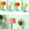 Macaron Glass Table Lamp Trichromatic Dimming Living Room Atmosphere Lamps Eye Protection Decor