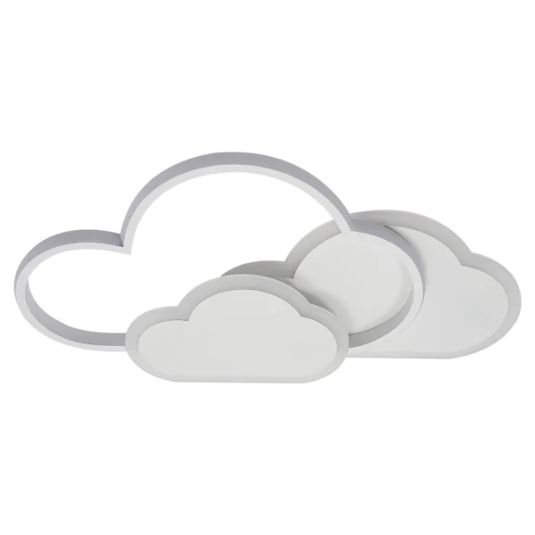 Sbbb72046d7bc481aaad475f774f6bcb5q.webp Cloud Shape LED Ceiling Light Fixture Modern 3-Color Lighting Acrylic Ceiling Lamp for Living Room Bedroom Kid's Room 52x31cm