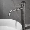 Brush Gold Basin Faucet Chrome Hot and Cold Mixers Wash Basin Faucet Taps Black Basin Faucets