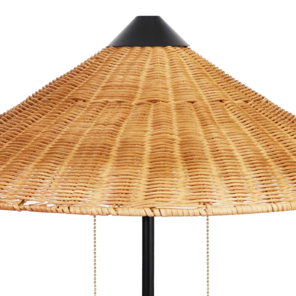 68 inch Floor Lamp Minimalist Rattan lampshade traditional style Lamp Hotel Guest Room Living Room