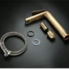 Basin Faucets Antique Bronze Bathroom Faucet Hot & Cold Brass Bathroom Sink Faucet Deck Mounted Lavotory Faucet  Mixer Water Tap