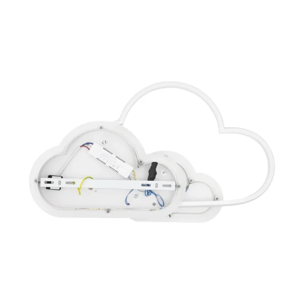 Sc01741a31b084167921543062a2325dfb.webp Cloud Shape LED Ceiling Light Fixture Modern 3-Color Lighting Acrylic Ceiling Lamp for Living Room Bedroom Kid's Room 52x31cm