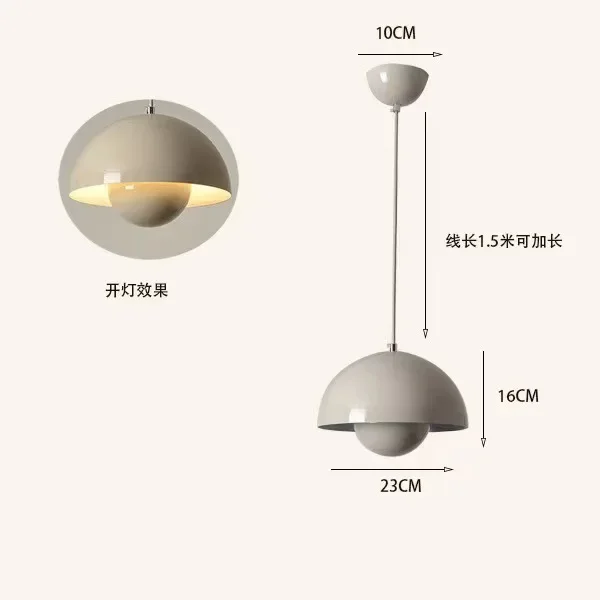 Sc100670020f04e18a78030714c1eb55cL.webp Creative Chandelier Bedroom Study Restaurant Pendant Lights Decorative Lamp Multi-color 23cm