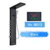 Sc1e48677686b49d297056a65e5bdbf70g.webp LED Shower Panel Waterfall Rain Digital Display Shower Faucet System Set Bathroom Column Mixer With SPA Massage Jet