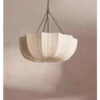 Japanese Wabi Sabi Retro Fabric Pendant Lights Living Dining Room Chandelier Lighting