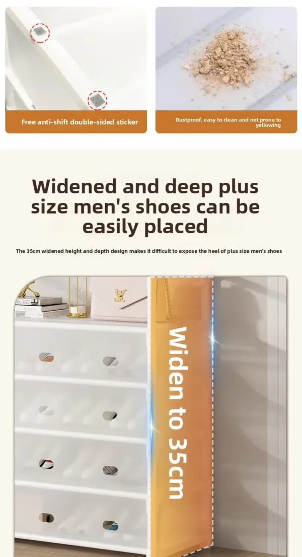 Multi-layer Door-mounted Shoe Hat Rack - Simple Assembly Household Integrated Multi-functional Storage Cabinet for Home Use