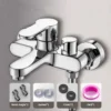 Bathroom Shower Faucet Mixing Valve Shower Shower Set Bathtub Mixing Switch Triple Hot and Cold Faucet Shower Faucet