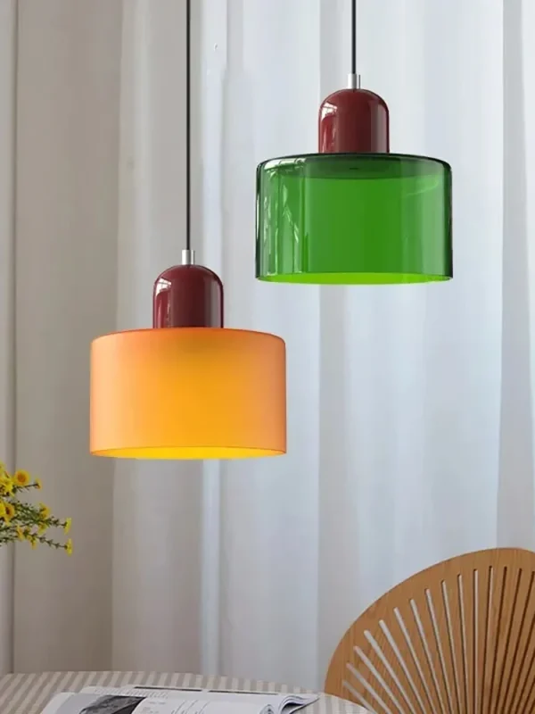 Sc97c0a94cdb440299938d63e4e0acb63w.webp Nordic Modern Glass Bedroom Bedside Long Line Small Chandelier Restaurant Bar