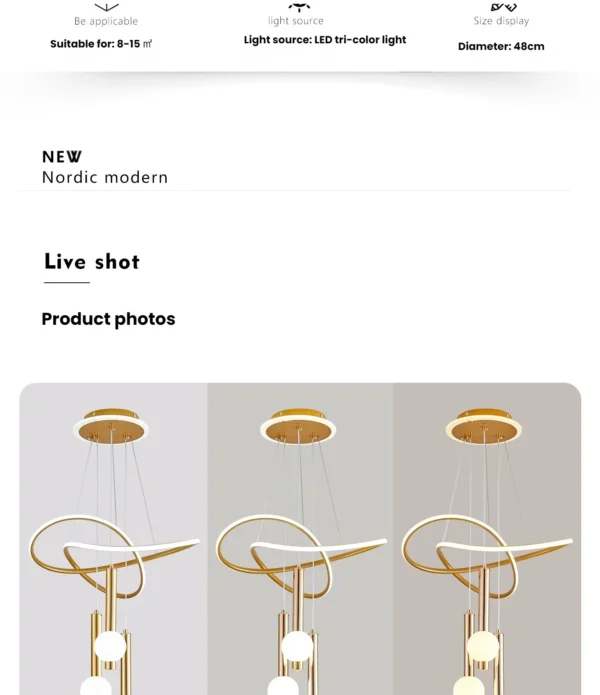 Sc97dc3a64de34189816a92c7755811d5c.webp Lollipop-Shaped LED Pendant Light, with Three Adjustable Light Colors, Remote Control/Switch Operation, and Adjustable Height