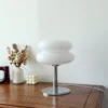 Macaron Glass Table Lamp Trichromatic Dimming Living Room Atmosphere Lamps Eye Protection Decor