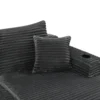 126" Cloud Sectional Sofa with U-Shape Chaise and Side Pockets and Cup holder, Modern Modular Design, Deep Seating, Upholstered