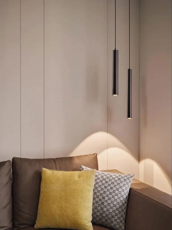 Nordic LED Cord Pendant Lighting for Kitchen Bedside Adjustable Line Suspended Hanging Lamps Chandelier