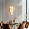 Sce852bf119e64d95918c2fbf093f0ab4H.webp Modern Crystal Wall Lamp 3-Layer Wall Crystal Sconce Light E14 Led Corn Lights