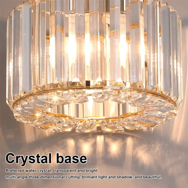 Modern Pendant  Light Luxury Chandelier Led Crystal Ceiling Lamp