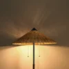 68 inch Floor Lamp Minimalist Rattan lampshade traditional style Lamp Hotel Guest Room Living Room