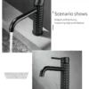 Brush Gold Basin Faucet Chrome Hot and Cold Mixers Wash Basin Faucet Taps Black Basin Faucets