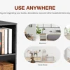9 Cube Storage Organizer Wooden Shelf Bookcase Open Bookshelf for Living Room and Home Office Display Storage Bookcase