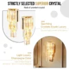 Sd62e4e678eaf4aef9136eeb0af38a523M.webp Modern Crystal Wall Lamp 3-Layer Wall Crystal Sconce Light E14 Led Corn Lights
