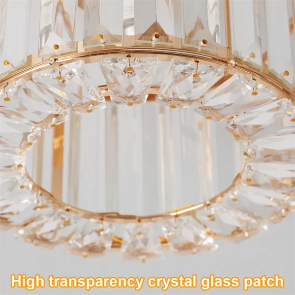 Modern Pendant  Light Luxury Chandelier Led Crystal Ceiling Lamp