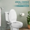 Sd80d093367bc4a12b563d77f900470f0P.webp Bidet Toilet Seat Attachment Ultra-thin Non-electric Self-cleaning Dual Nozzles Frontal