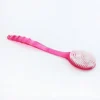2 In 1 Back Bath Brush Long Handle Shower Exfoliating Scrubber Soft Bristle Body Cleansing Massage Brush