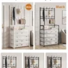 Multi-layer Door-mounted Shoe Hat Rack - Simple Assembly Household Integrated Multi-functional Storage Cabinet for Home Use