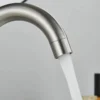 Black Nickel Bathroom Basin Faucet 304 Stainless Steel Hot Cold Wash Mixer Crane Tap 360 Rotation Sink Faucets Single Handle
