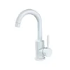 Bathroom Basin Faucet Hot and Cold Wash Mixer Faucet 360 Rotating Sink Faucet Bathroom Single Handle Faucet 304 Stainless Steel