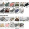 Sdbf0d940d415484b92f591edff998686D.webp 1 Set of Solid Color Simple Bathroom Water-absorbing and Non-slip Floor Mat Stone Pattern, Comfortable and Soft, Three-piece Set