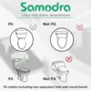 Sdc1b7a27775d4070a50dd5533157c9fem.webp Bidet Toilet Seat Attachment Ultra-thin Non-electric Self-cleaning Dual Nozzles Frontal
