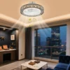 18.5 Inch Ceiling Fan Light Modern Ceiling Fan Light Ceiling Fan Light With Remote Control 35db For Bedroom, Living Room, Kitchen