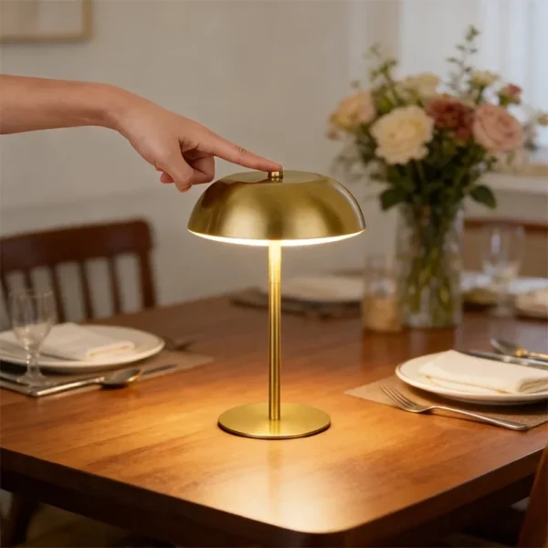 Sdc9f76c161c34765ab3eb5f0589649e2Z.webp Mushroom Bedside Night Light with 1800mAh Battery, 3 Color Temperatures Adjustable, Button Control, USB Rechargeable