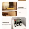 Sde0d7ebd68064d0993ad7e92abe84640I.webp Gap storage cabinet, multi-functional ultra-thin organizer-suitable for kitchen and bathroom gaps, storage cabinet, home storage