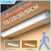 Se1a27cccdb7a4e748a39829ca90d8c3cK.webp LED Motion Sensor Light Wireless LED Night Light Type C Rechargeable Light Cabinet Wardrobe Lamp Staircase Backlight For Kitchen