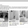 Modern White Bathroom Faucet Waterfall faucets Single Hole Cold and Hot Water Tap
