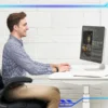 Ergonomic Office Computer Home Gaming Desk Chair Adjustable PU Leather
