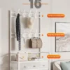 Multi-layer Door-mounted Shoe Hat Rack - Simple Assembly Household Integrated Multi-functional Storage Cabinet for Home Use