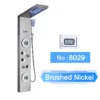 Secde60a104c84f1c8d415ca0659d48b8D.webp LED Shower Panel Waterfall Rain Digital Display Shower Faucet System Set Bathroom Column Mixer With SPA Massage Jet