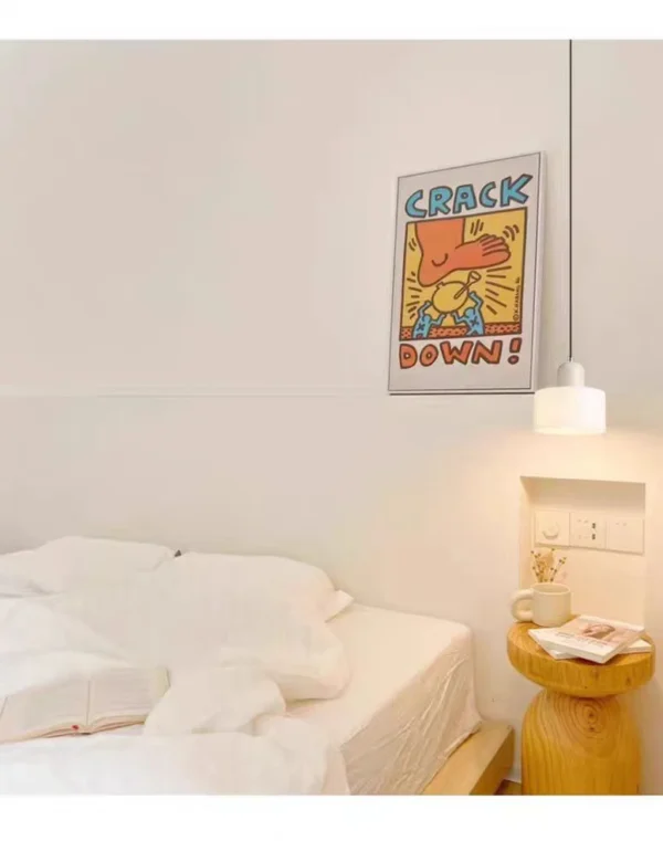 Seda06c85180244a3b7bbdf7120b830979.webp Nordic Modern Glass Bedroom Bedside Long Line Small Chandelier Restaurant Bar