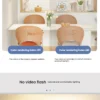 Sedce5908f130495891a269a57a23efdbA.webp Lollipop-Shaped LED Pendant Light, with Three Adjustable Light Colors, Remote Control/Switch Operation, and Adjustable Height