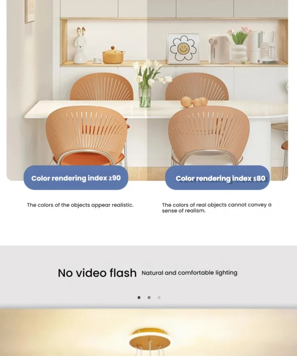 Sedce5908f130495891a269a57a23efdbA.webp Lollipop-Shaped LED Pendant Light, with Three Adjustable Light Colors, Remote Control/Switch Operation, and Adjustable Height