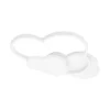 Sf15865306b81411da8f2db3e255b5652Q.webp Cloud Shape LED Ceiling Light Fixture Modern 3-Color Lighting Acrylic Ceiling Lamp for Living Room Bedroom Kid's Room 52x31cm